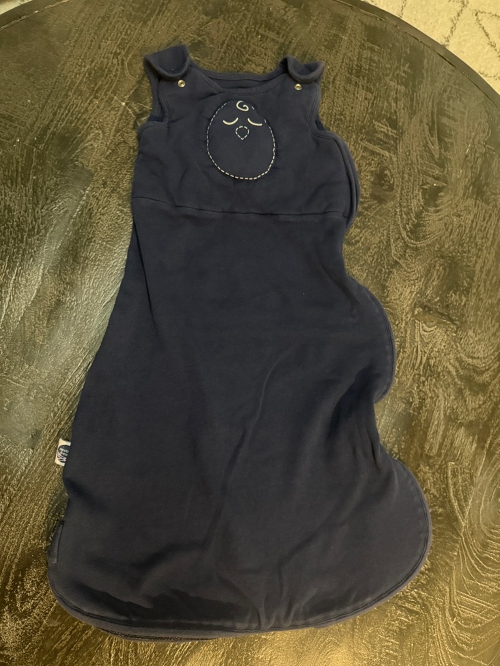 Nested Bean Navy Blue Infant Sleep Sack with Branded Tag